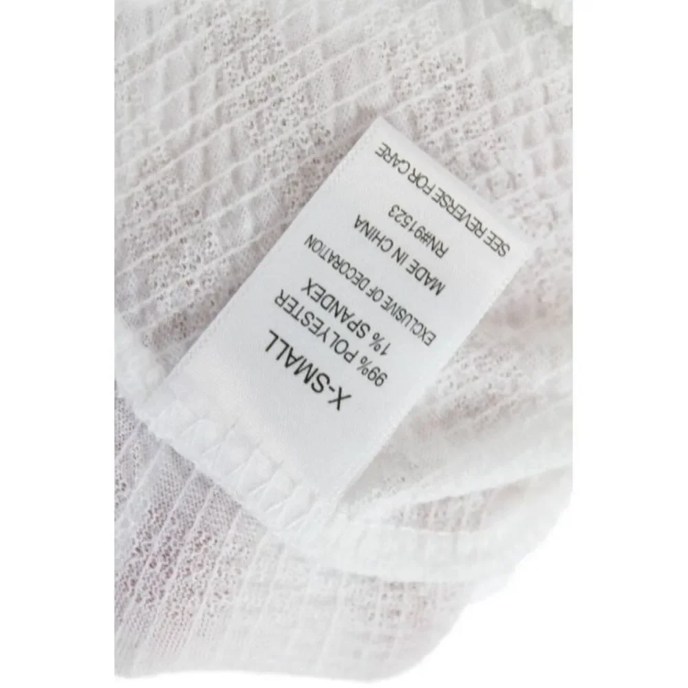 You Say Women's V-Neck Sleeveless Two Piece Pajama Set White Size XS